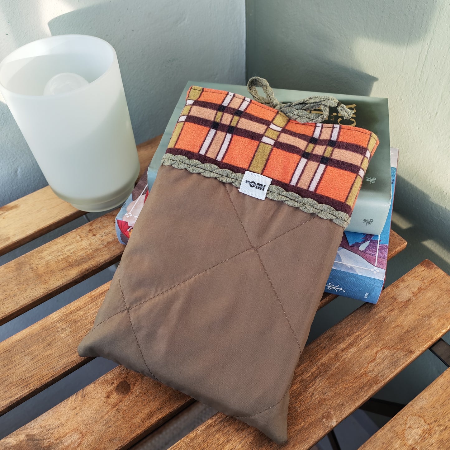 Book Sleeve Set – Upcycled Two-Piece Book Protection