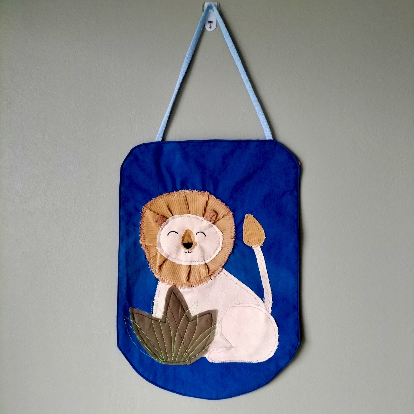 UPCYCLED Fabric Wall Decoration - Lion