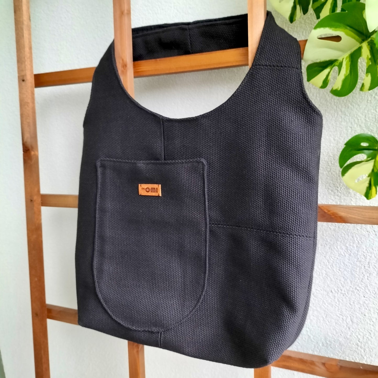 Handmade Tote Bag Boho Black