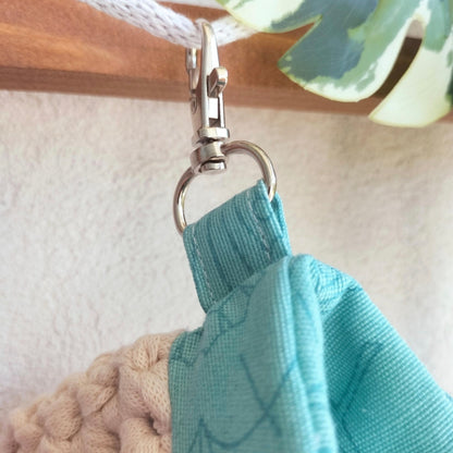 In-Ear Headphones Cover Floral Mint & BeigeCrochet