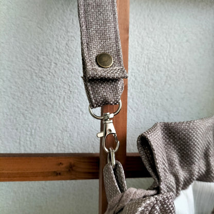 UPCYCLED Handmade Drawstring Backpack – Minimalist & Eco-Friendly Bag