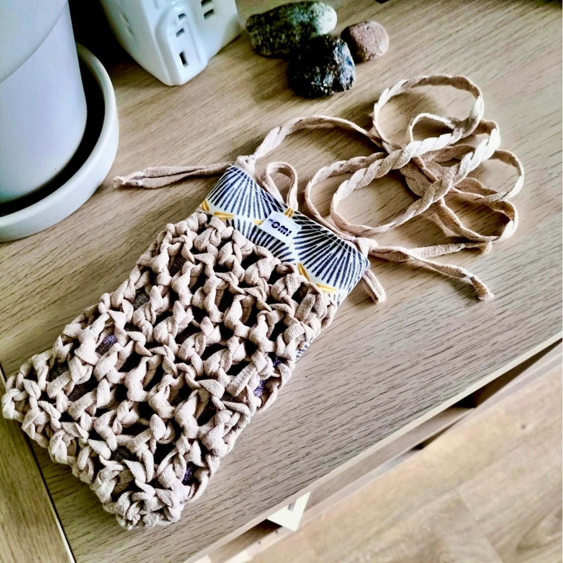 Glasses Cover Camel & Sun Crochet