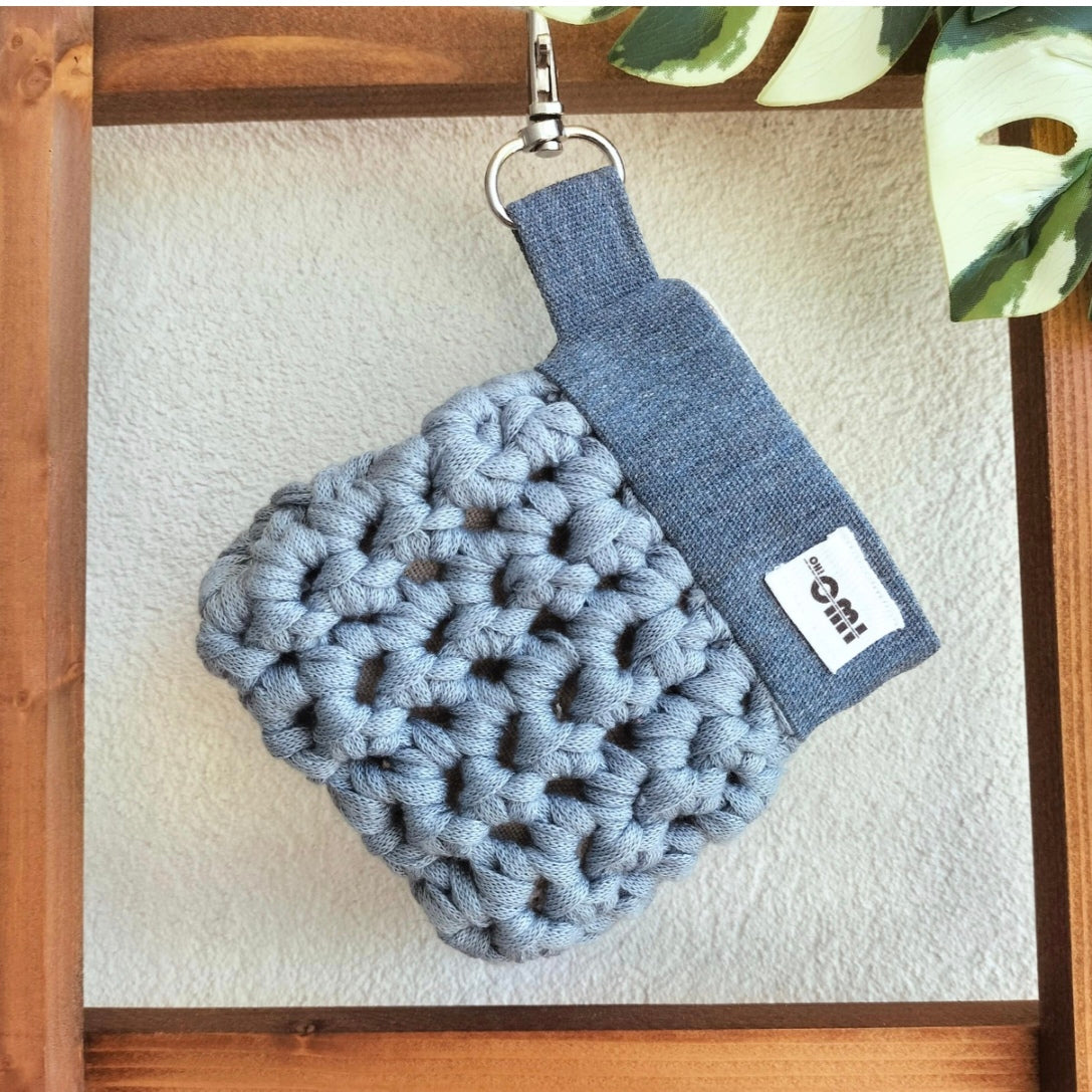 In-Ear Headphones Cover Navy Crochet