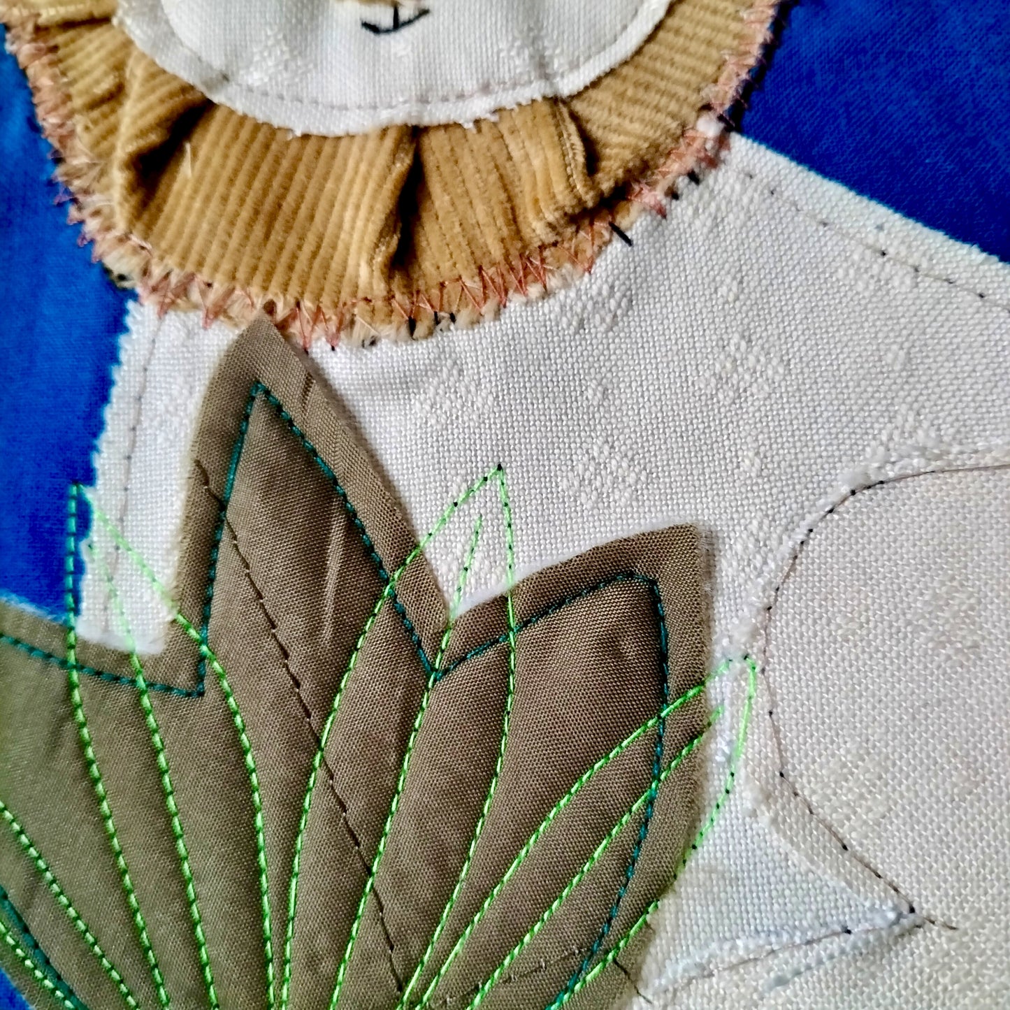 UPCYCLED Fabric Wall Decoration - Lion