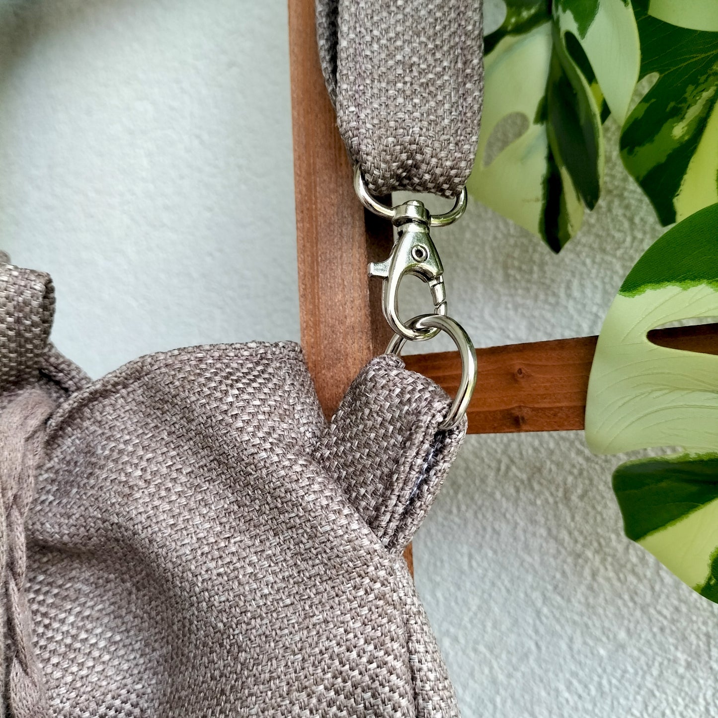 UPCYCLED Handmade Drawstring Backpack – Minimalist & Eco-Friendly Bag
