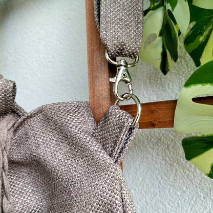 UPCYCLED Handmade Drawstring Backpack – Minimalist & Eco-Friendly Bag