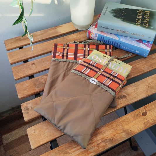 Book Sleeve Set – Upcycled Two-Piece Book Protection
