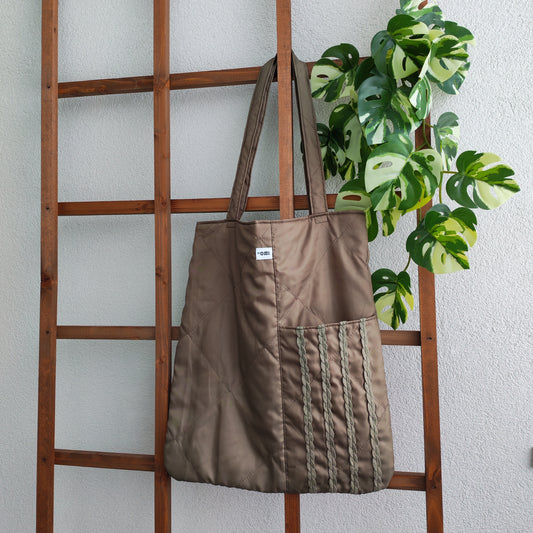 Iso kangaskassi Burgundi