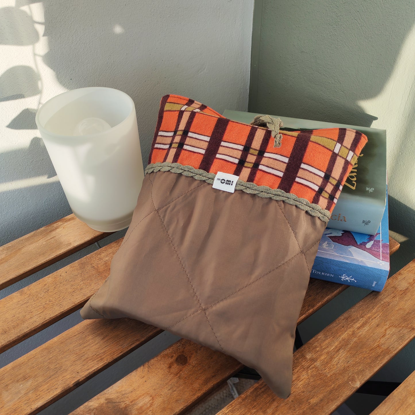 Book Sleeve Set – Upcycled Two-Piece Book Protection