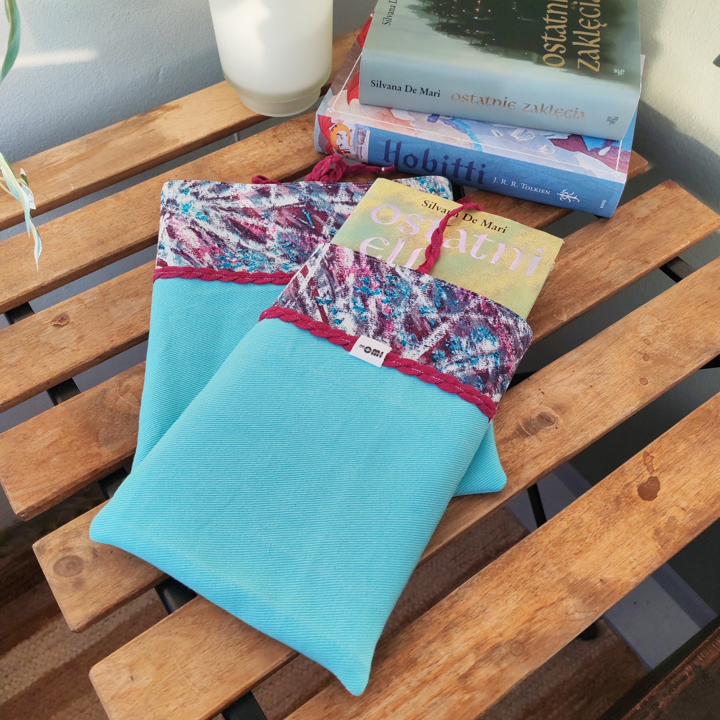 Book Sleeve Set – Upcycled Two-Piece Book Protection