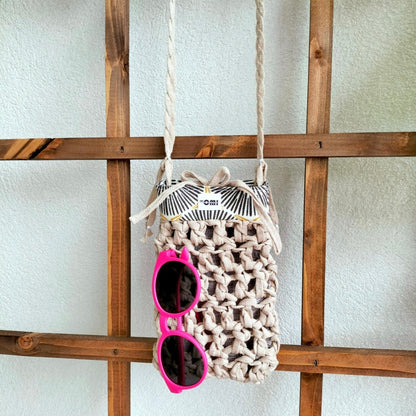 Glasses Cover Camel & Sun Crochet