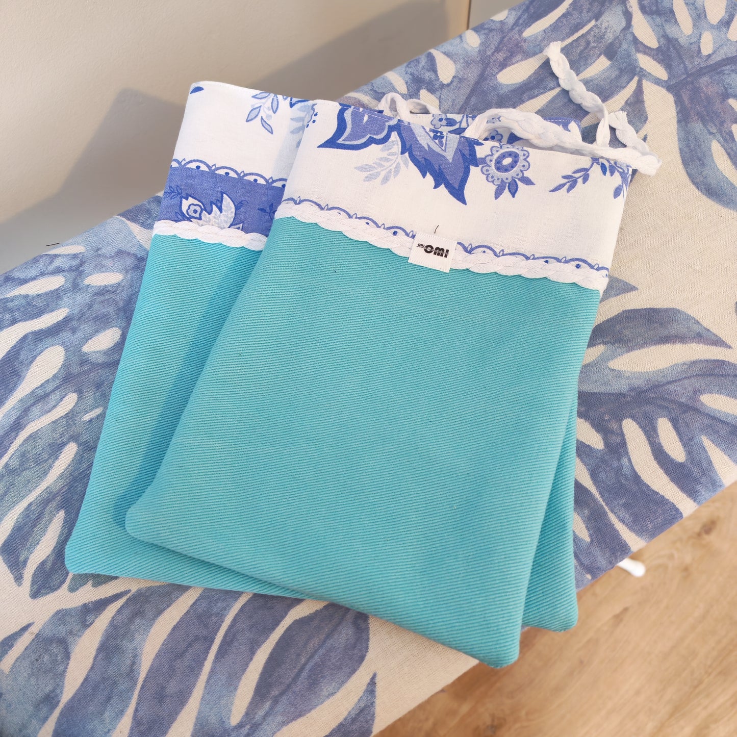 Book Sleeve Set – Upcycled Two-Piece Book Protection