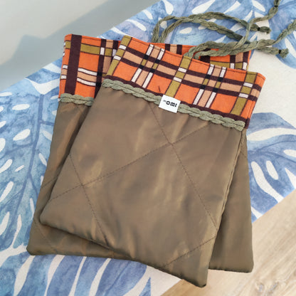 Book Sleeve Set – Upcycled Two-Piece Book Protection