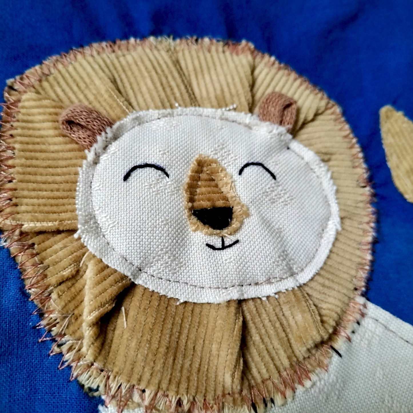 UPCYCLED Fabric Wall Decoration - Lion