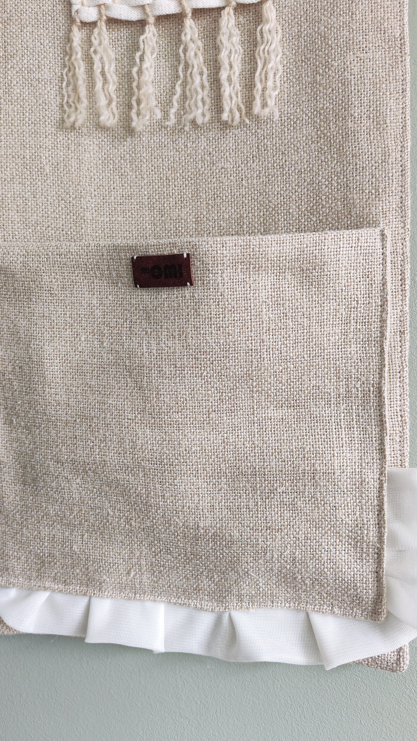 KÄTKÖ Mini Ruffle – Upcycled Textile Wall Pocket