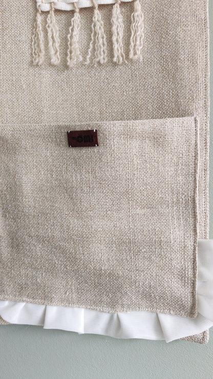 KÄTKÖ Mini Ruffle – Upcycled Textile Wall Pocket